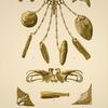 1 et 2. Bouton de manchettes. 3 et 4. Trousses. 5. Agrafe de manteau. 6. Fume-cigare. [...]