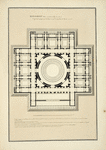 Monument destiné à rassembler les differentes academies; 1er grand prix proposé par l'academie en 1786 et remporté par Mr Percier.