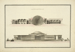 Coupe et elevation du projet de Mr Goust.