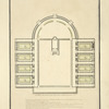 Plan detaillié de l'hotel dieu précédant; médaille decernée par l'academie à Mr Vien.