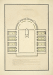 Plan detaillié de l'hotel dieu précédant; médaille decernée par l'academie à Mr Vien.