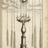 Fountain with multiple spouts and ball that floats on central spout