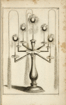 Fountain with multiple spouts and balls that float on each spout