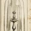 Fountain with multiple spouts on two levels