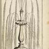 Fountain with multi-directional spouts on several levels