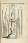 Fountain with multi-directional spouts on several levels