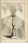 Fountain with multi-directional spouts from one central shape