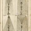 Four fountains with multiple circular spouts