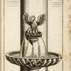 Fountain with central figures of bird feeding her young with her blood, multiple spouts, and basin with bird figure encircling the fountain column