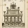 Drawing of the fountain of Paola in Rome, mostra of the Acqua Paola aqueduct.