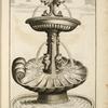 Fountain with three basins and sculptures of animal heads