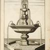 Fountain with several basins and sculptures of animal heads and birds