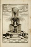 Multi-level fountain with large central spout