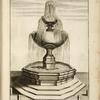 Multi-level fountain with octagonal base
