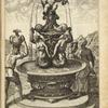 Fountain with sculptures of sea goddesses and cherub