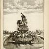 Fountain with sculpture of Hercules fighting Cerberus