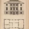 Design for building, whose front is equal to twice its depth