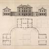 Plan and elevation of a house built for Alexander Johnston, Esq; in Scotland.