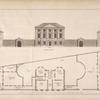 Plan and elevation of a house intended to have been built opposite Chesterfield House, May Fair.