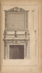 Chimney piece to library, Chesterfield house.