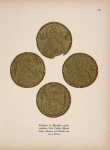 Rückleiten der Medaillons, welche darftellen: Jesus Christus, Mutter Gottes, Johannes der Vorläufer und den h. Petrus.