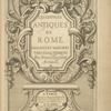 Les édifices antiques de Rome...