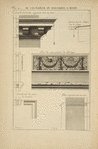 De l'exterieur du Panthéon, à Rome; seconde corniche reignant tout au tour [...]