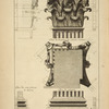 Du portique du Panthéon, à Rome; profil par le milieu de chapiteau [...]