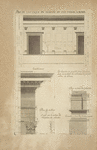 De l'attique du dedans du Panthéon à Rome; entablement; [...]