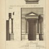 Des petits autel du Panthéon, à Rome; élévation des autel au costé de l'entrée et de la chapelle opposé; [...]