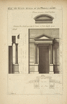 Des petits autel du Panthéon, à Rome; élévation des autel au costé de l'entrée et de la chapelle opposé; [...]
