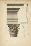 Des petits autels du Panthéon, à Rome; profil parte le milieu de la face du chapiteau des colonnes; [...]