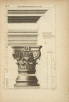 Du temple de Bacchus à Rome; [profile of columns and capitals].