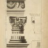 Du temple de Vesta, à Tivoli; profil par le milieu du chapiteau des colonnes [...]