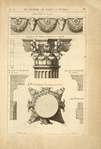 Du temple de Vesta, à Tivoli; ornements de la frise; chapiteau des colonnes dessinà sur l'angle; [...]