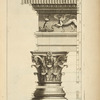 Du portique du temple d'Antonin et de Faustine, à Rome.