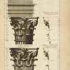 Du temple de Mars le vangeur, à Rome; [profiles of column capitals].
