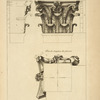 De la basilique d'Antonin à Rome; [profiles of pilaster capitals.]