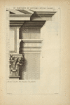 Du portique de Septimus Sevère, à Rome; moitié de la face d'un chapiteau des pilastres.
