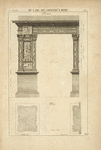 De l'arc de Septimus Sevère, à Rome; élévation; plan