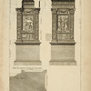 De l'arc de Septimus Sevère, à Rome; profil; élévation de costé; [...]