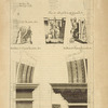 De l'arc de Constantin, à Rome; [profiles of the arches]