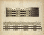 Élévation du Colisée, à Rome; profil developpé du mur de face du Colisée.