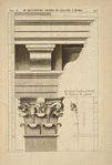 Du quatrième ordre du Colisée, à Rome; profil par le milieu de la face du chapiteau des pilastres.