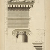 Du second ordre du théâtre de Marcellus à Rome; contour de la volute; imposte des arcs.