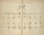 Plan de la partie du milieu des thermes de Diocletian, à Rome
