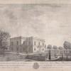 Vue partere de la maison italienne à Kouskowa appartenant à S. E. le Cte P. de Cheremettoff, representée sur occident et nord. [sic]