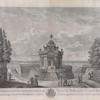 Vue partere de pavillon rond sur le canal au bout du jardin de Kouskowa appartenant à S. E. le Cte P. de Cheremettoff à labyrinthe. [sic]