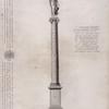 Vue partere de la colonne de marbre sur la quelle est posée la statu de Minerve, qui se trouve dans le jardin du Sailo Kouskowa appartenant à S. Exc. le Cte P. de Cheremettoff. [sic]