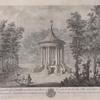 Vue partere du pavillon dans le parc qui se trouve entre Kouskowa et Vechnjakowo, appartenant à S. E. le Cte P. de Cheremettoff representée sur le midi. [sic]